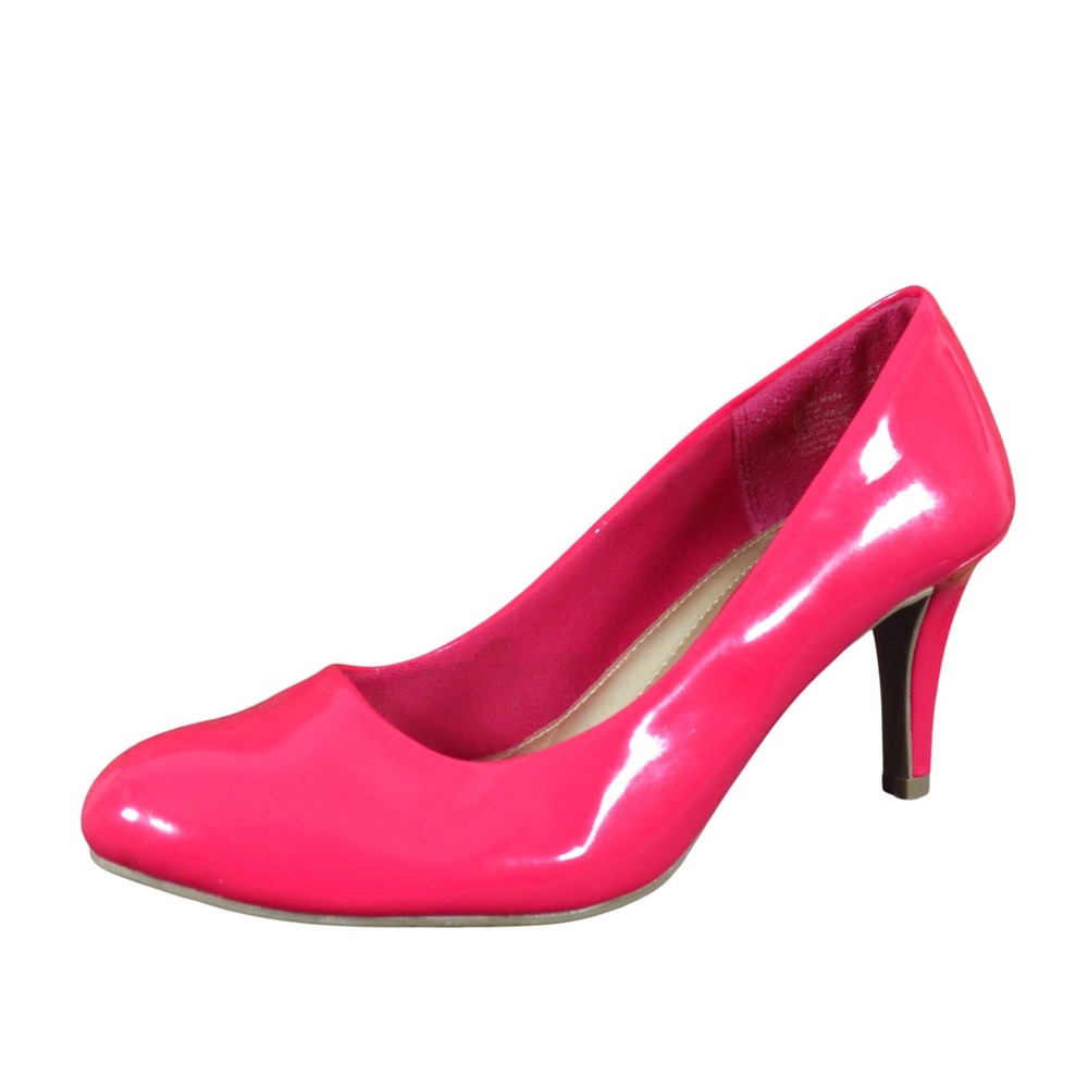 Comfort Plus by Predictions Karmen Womens Pump Sz 7 Dress Office Hot Pink Patent